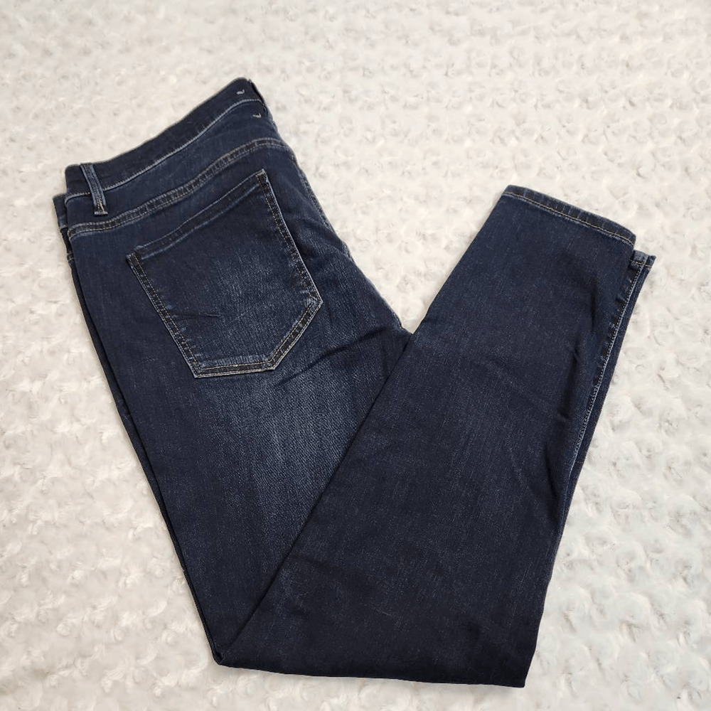 HABITUAL Evie Blue Denim Mid Rise Skinny Jeans Hemlock 16W NWT (7156)
